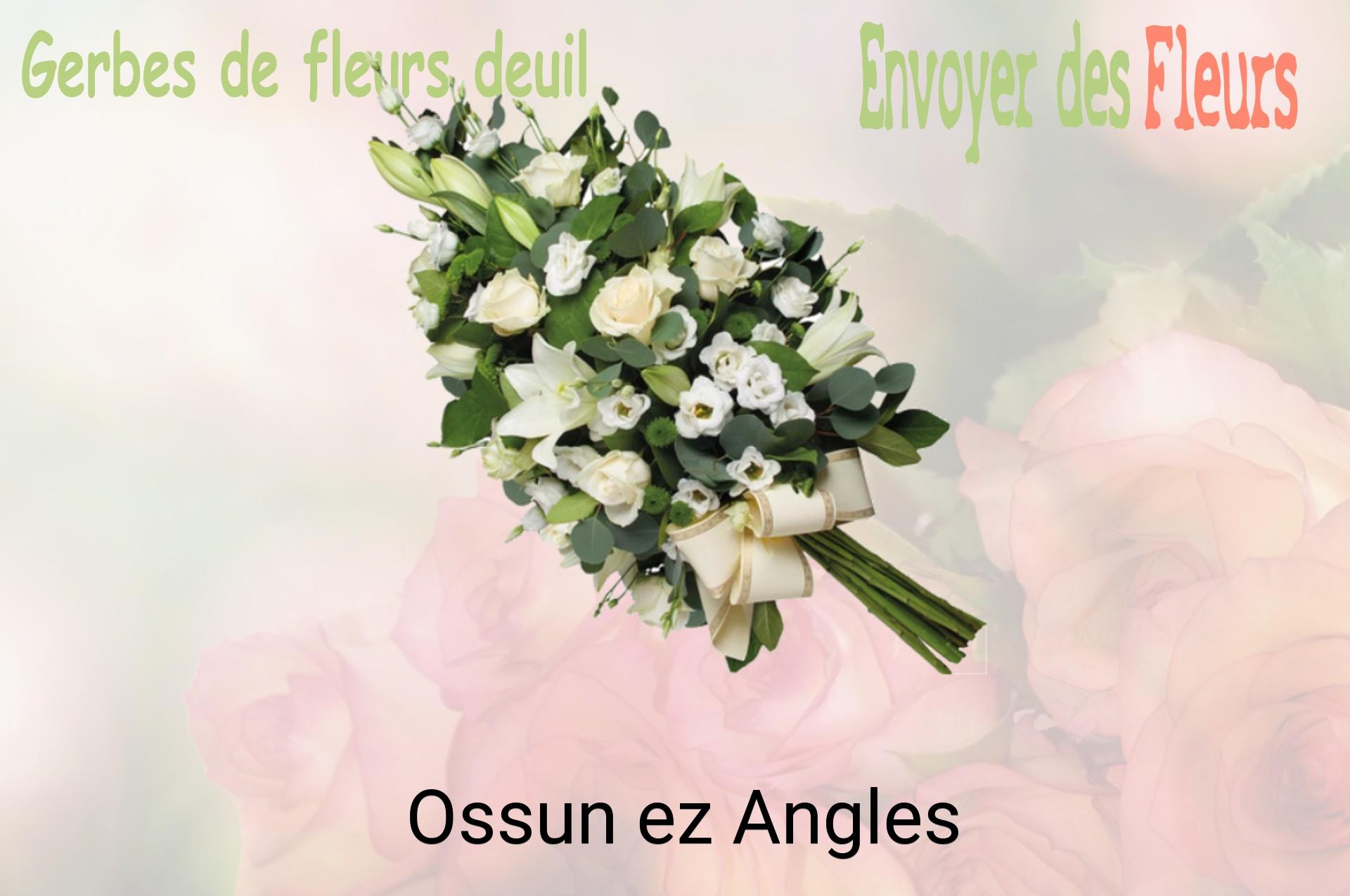 Gerbe de fleurs de deuil livrée à Ossun-ez-Angles